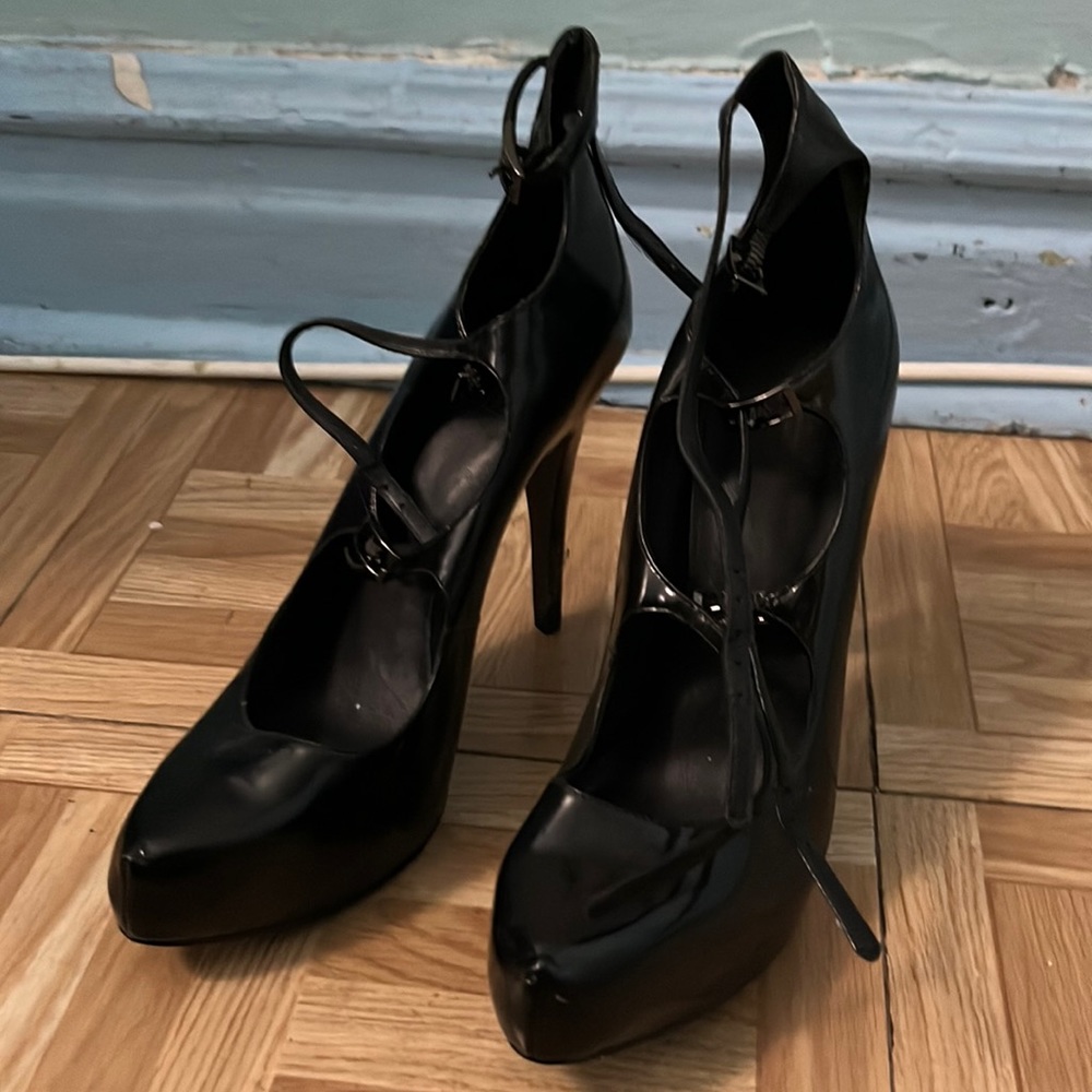 Pelle mary janes high heel- 5.5" patent leather